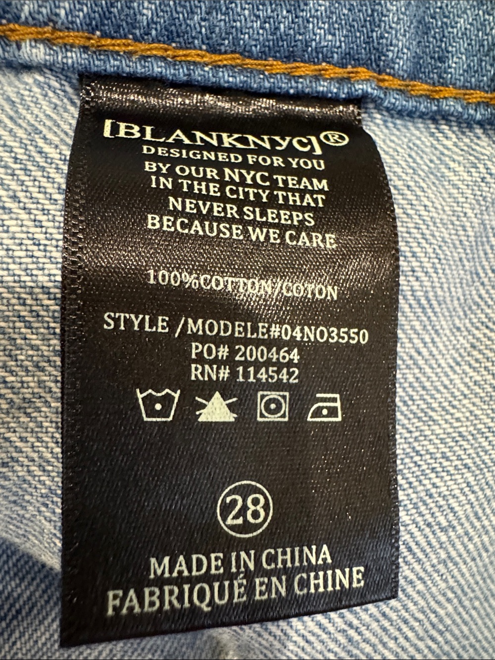 Blank NYC Franklin Light Blue Wide-Leg Cargo Jeans - Picture 11 of 11